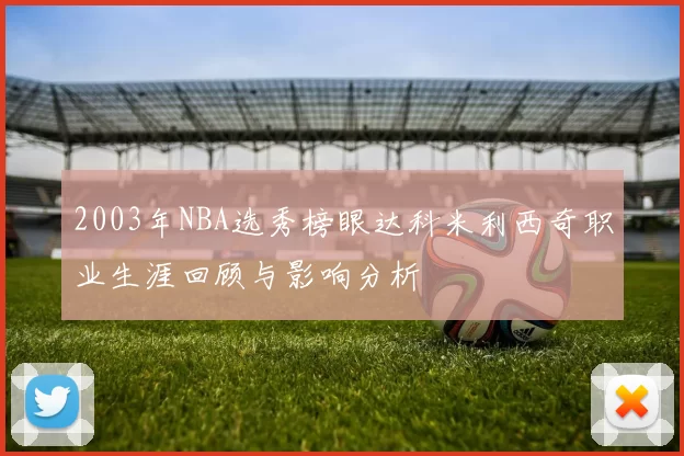 2003年NBA选秀榜眼达科米利西奇职业生涯回顾与影响分析